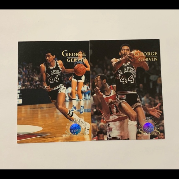 Lot of 2: ā96 George Gervin Cards